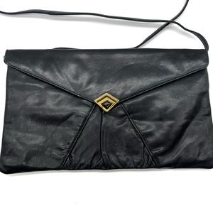 Franco Bellini leather handbag, designer, Italy , butter soft Shoulder Bag